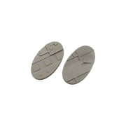 Micro Art Studio - Resin Round/Oval Bases - Tech Bases - Oval 90x52mm (2)