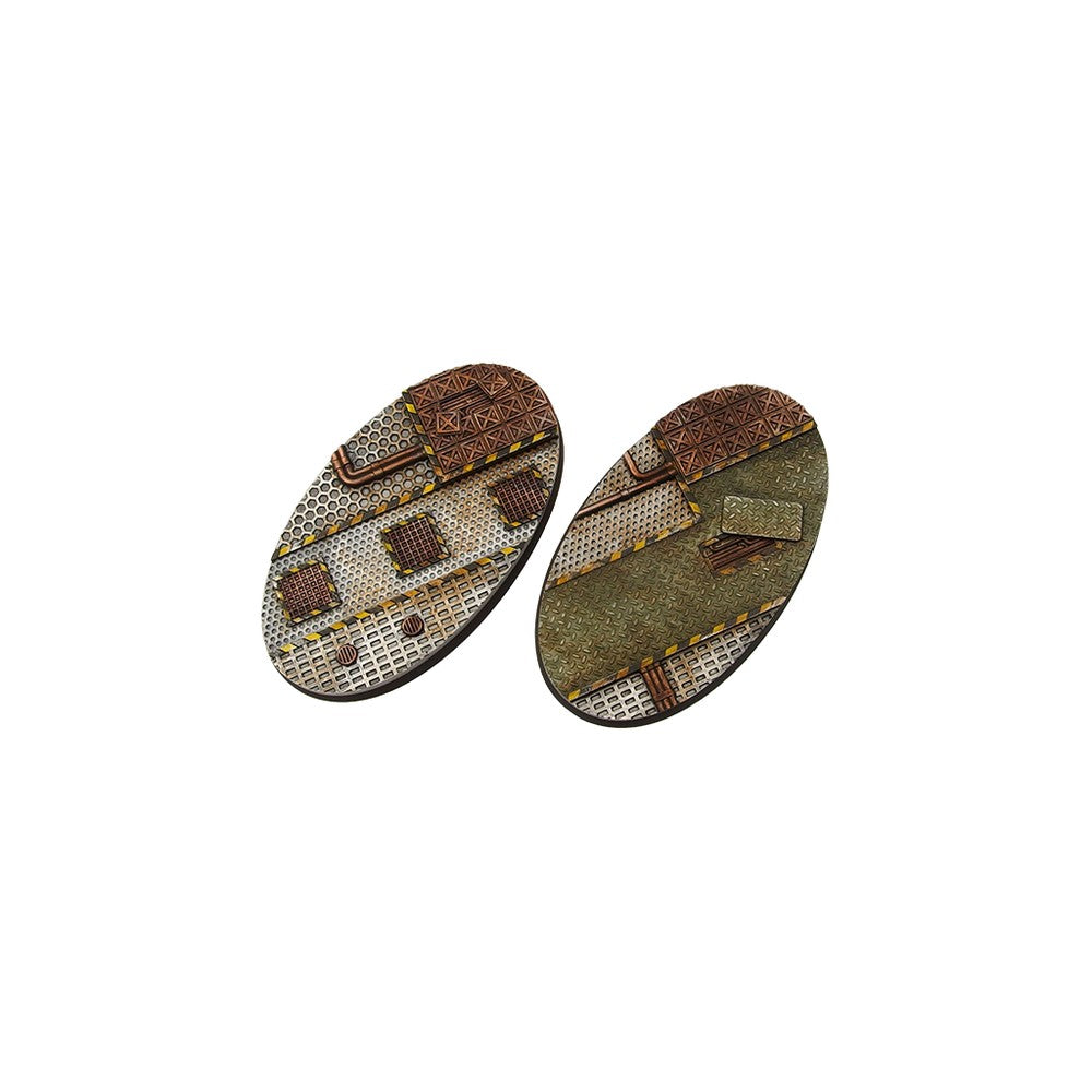 Micro Art Studio - Resin Round/Oval Bases - Tech Bases - Oval 90x52mm (2)