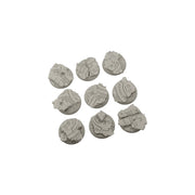 Micro Art Studio - Resin Round/Oval Bases - Temple Bases - Round 28mm (5)