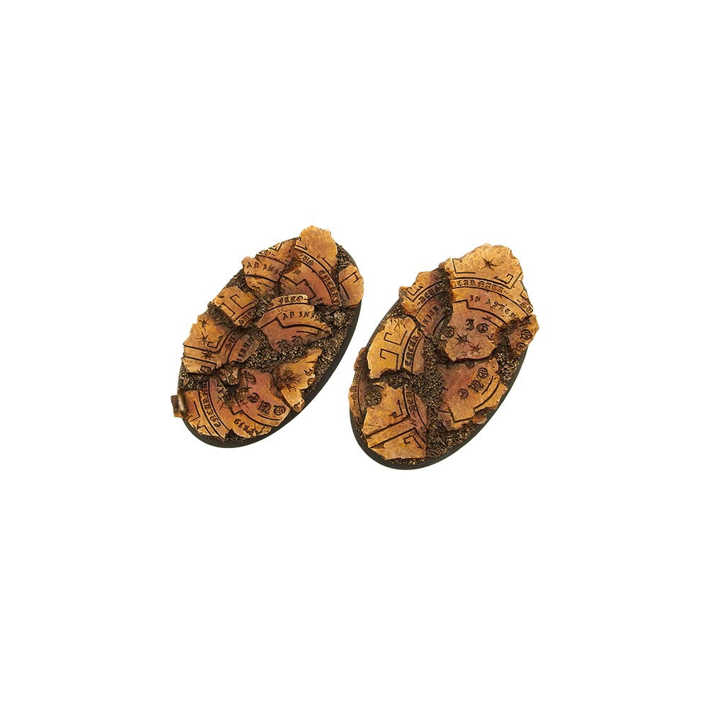 Micro Art Studio - Resin Round/Oval Bases - Temple Bases - Oval 90x52mm (2)