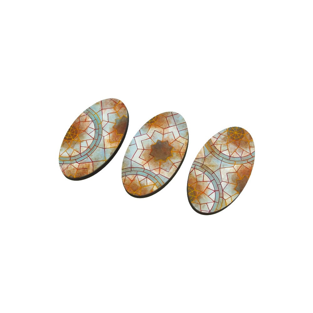 Micro Art Studio - Resin Round/Oval Bases - Mosaic Bases - Oval 75x42mm (2)