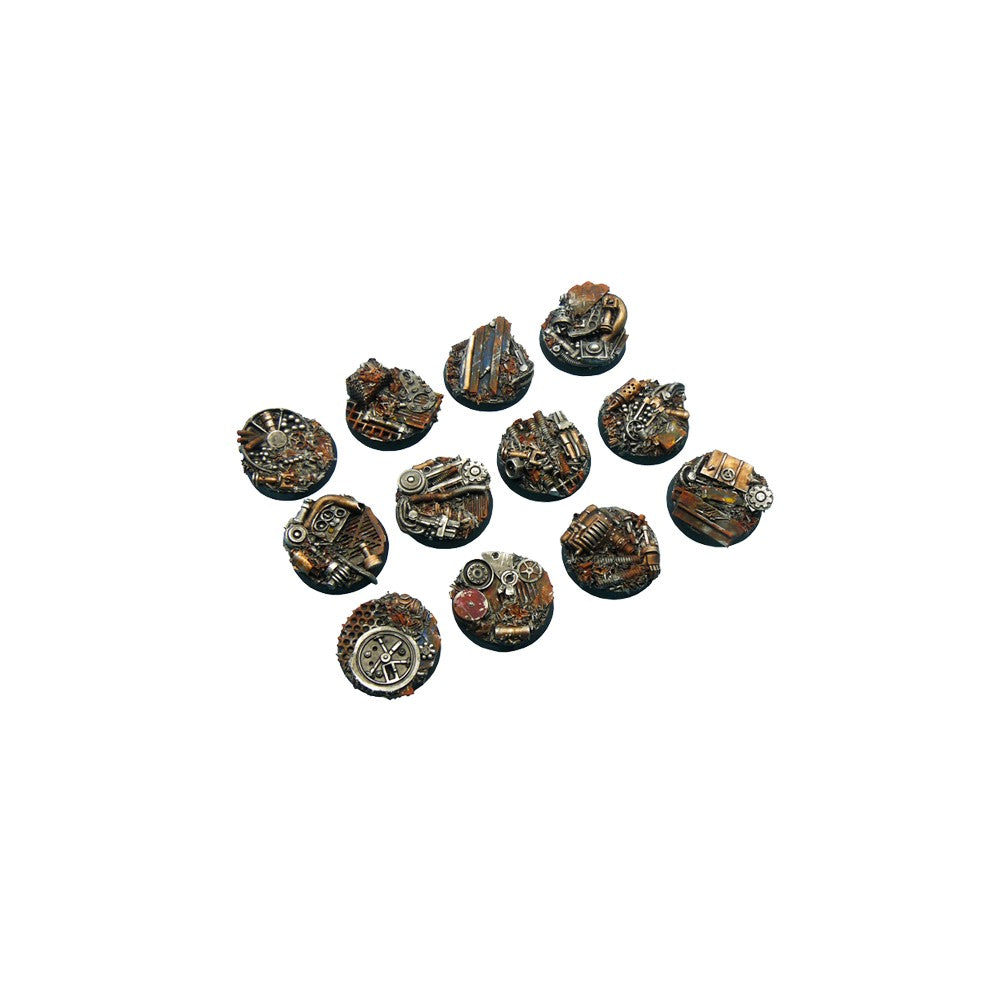 Micro Art Studio - Resin Round/Oval Bases - Trash Bases Round 25mm (5)