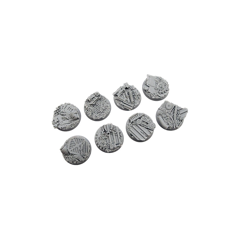 Micro Art Studio - Resin Round/Oval Bases - Trash Bases Round 32mm (4)