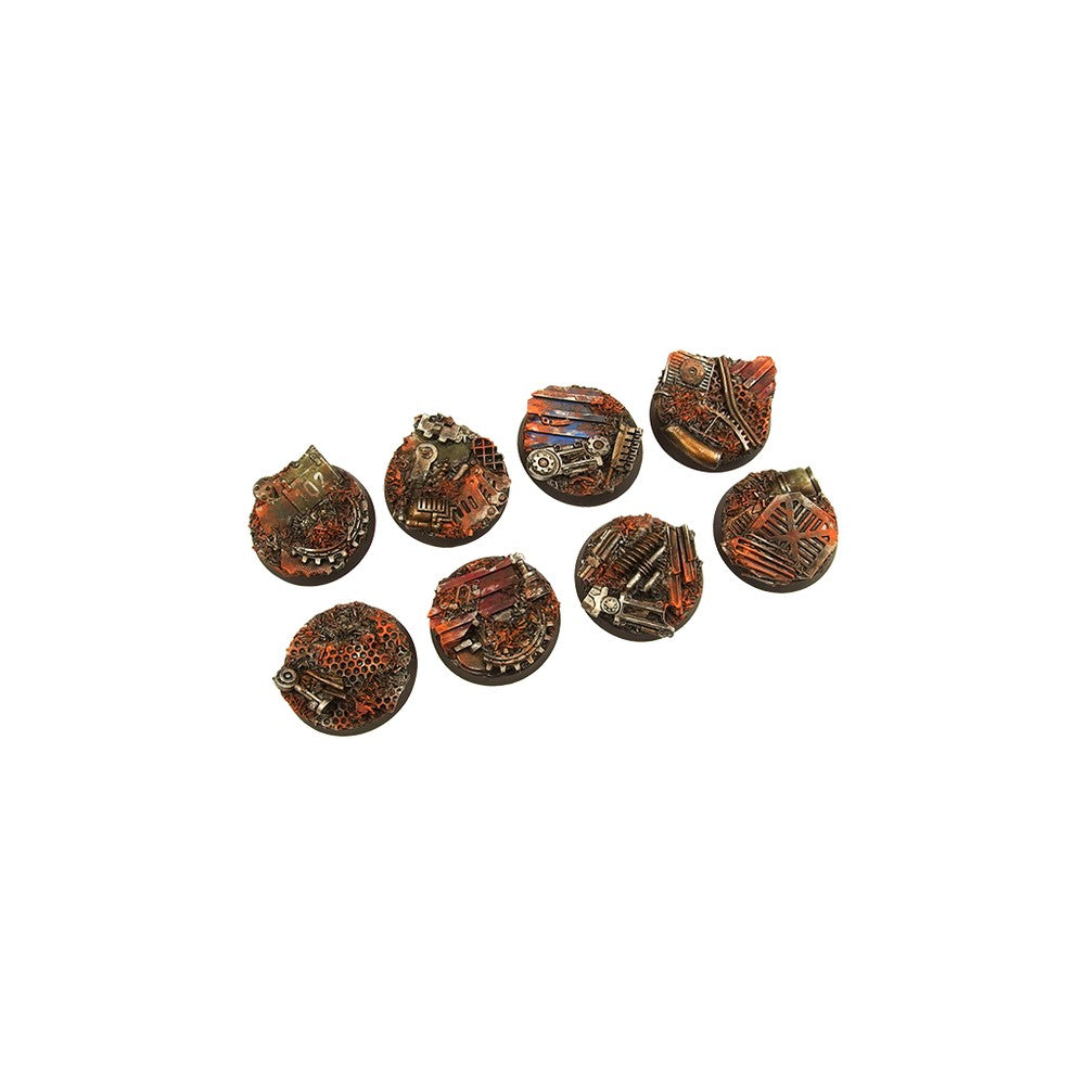 Micro Art Studio - Resin Round/Oval Bases - Trash Bases Round 32mm (4)