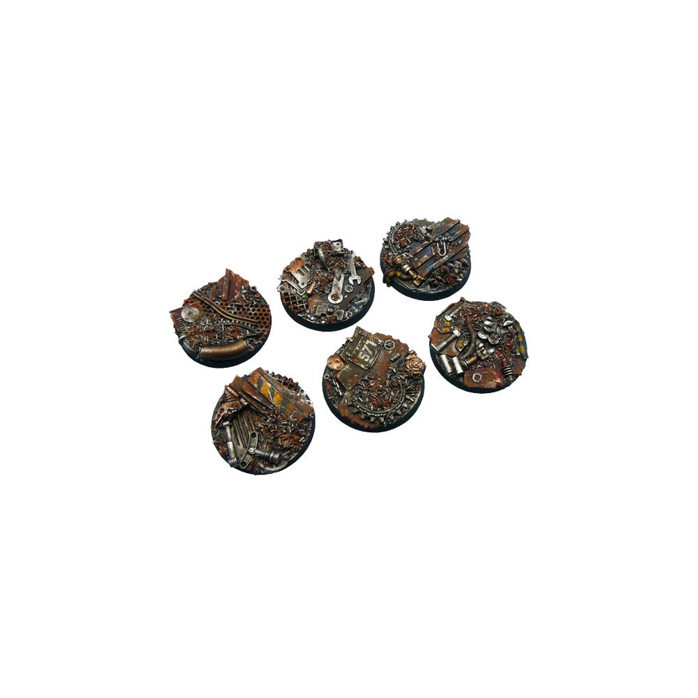 Micro Art Studio - Resin Round/Oval Bases - Trash Bases Round 40mm (2)