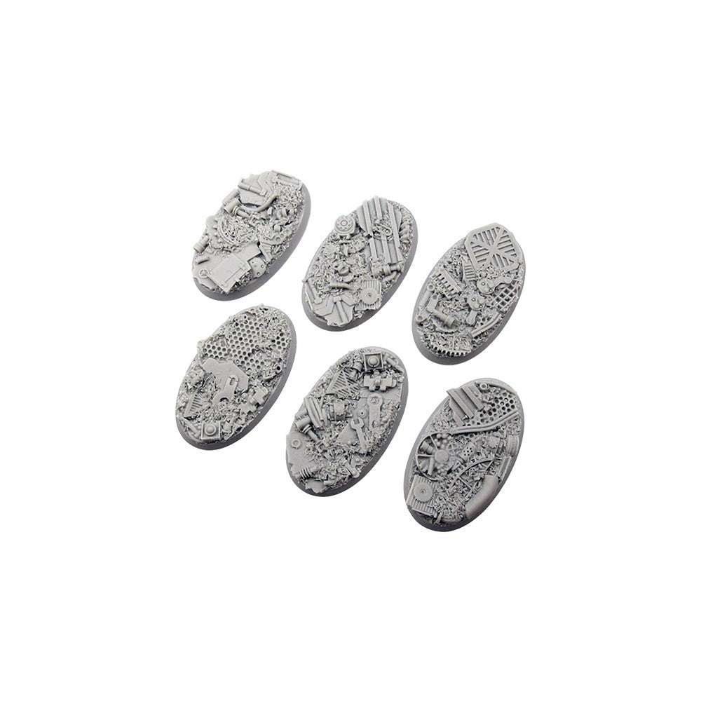 Micro Art Studio - Resin Round/Oval Bases - Trash Bases Oval 60x35mm (4)