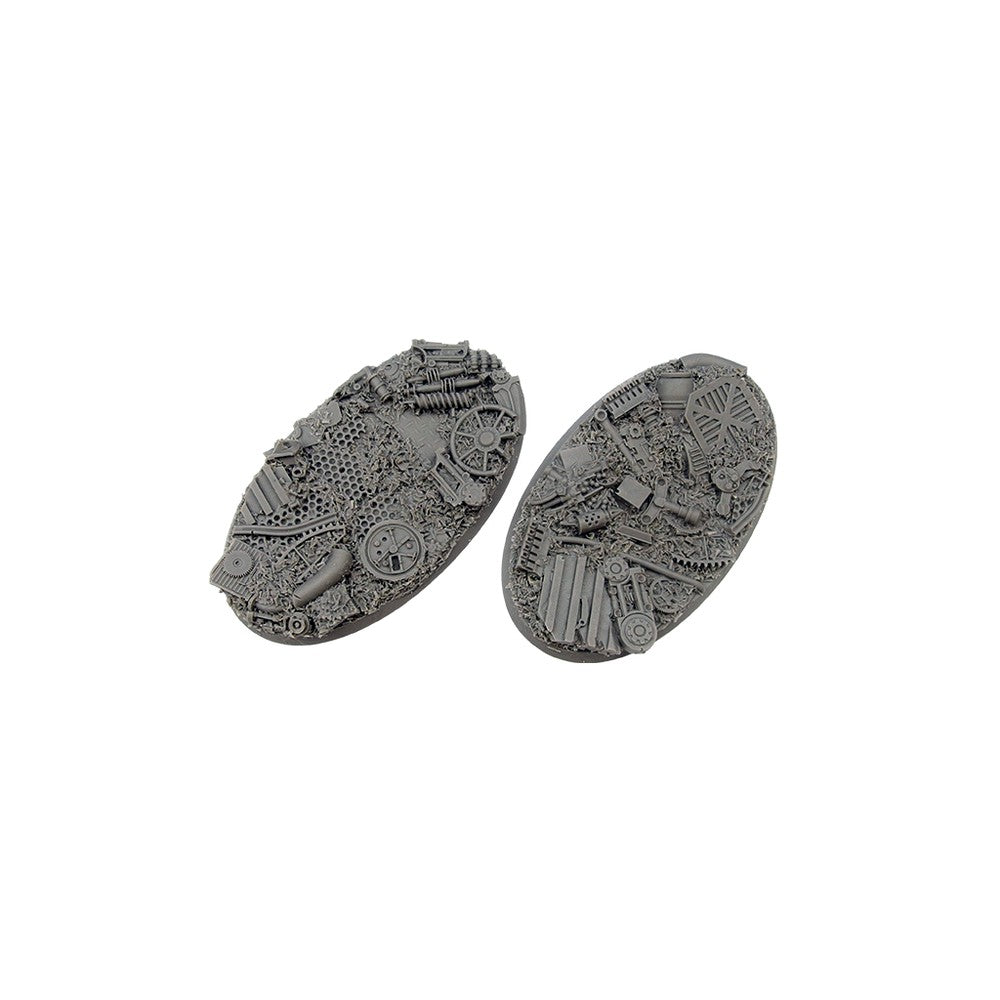 Micro Art Studio - Resin Round/Oval Bases - Trash Bases Oval 90x52mm (2)