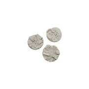 Micro Art Studio - Resin Round/Oval Bases - Old Factory Bases - Round 50mm (2)