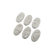Micro Art Studio - Resin Round/Oval Bases - Old Factory Bases - Oval 60x35mm (4)