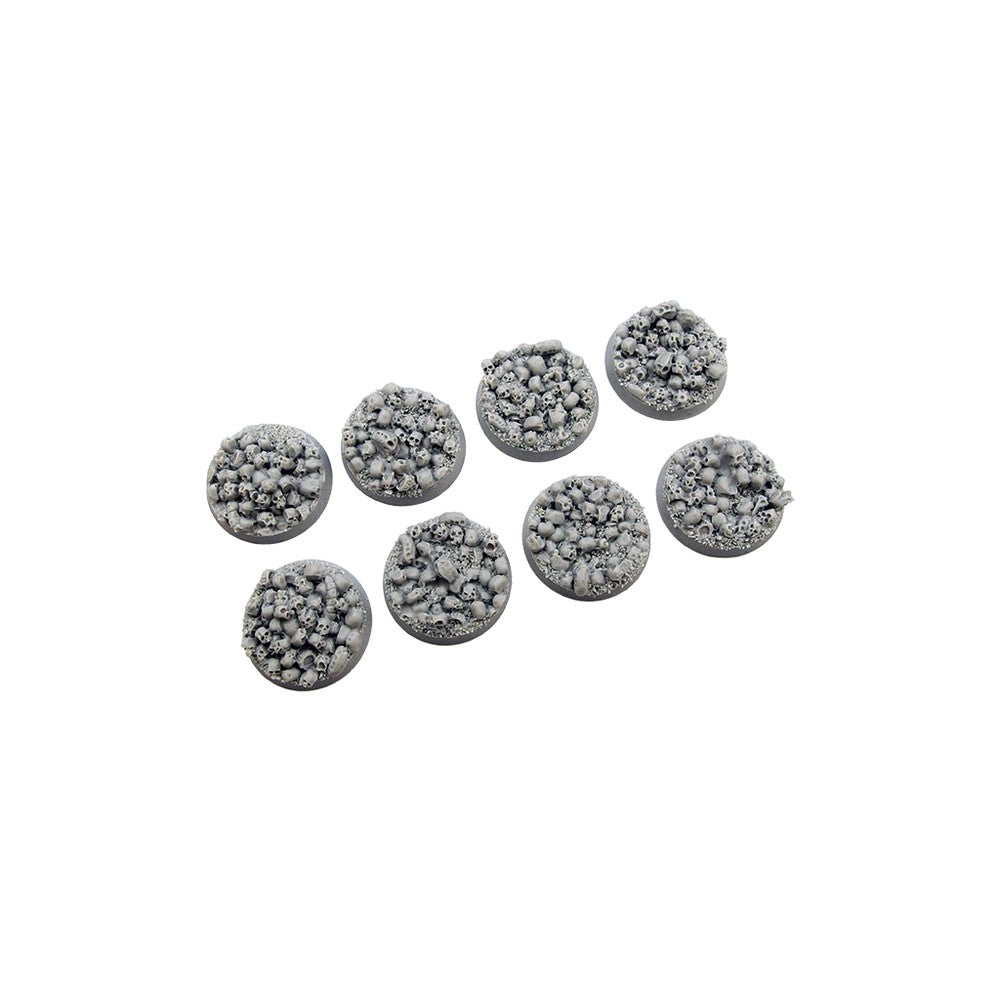 Micro Art Studio - Resin Round/Oval Bases - Skulls Bases - Round 32mm (4)
