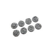 Micro Art Studio - Resin Round/Oval Bases - Skulls Bases - Round 32mm (4)