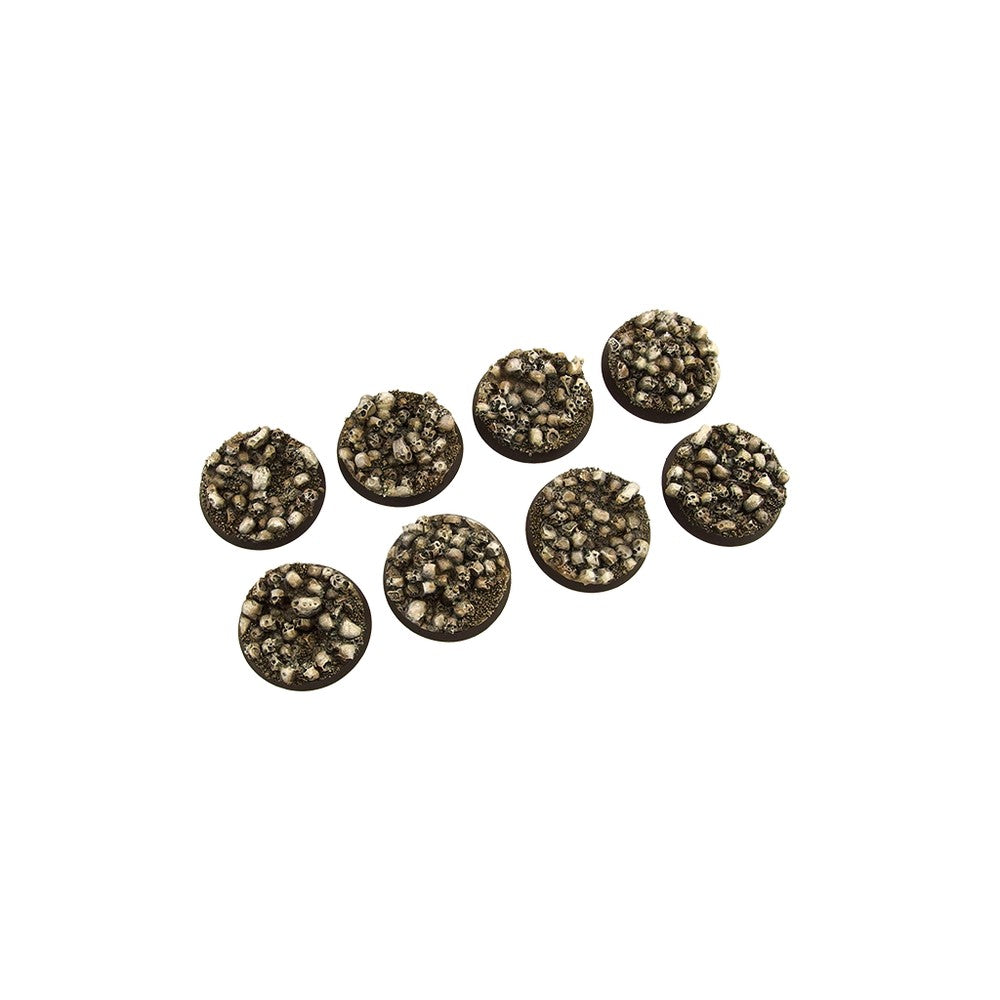 Micro Art Studio - Resin Round/Oval Bases - Skulls Bases - Round 32mm (4)