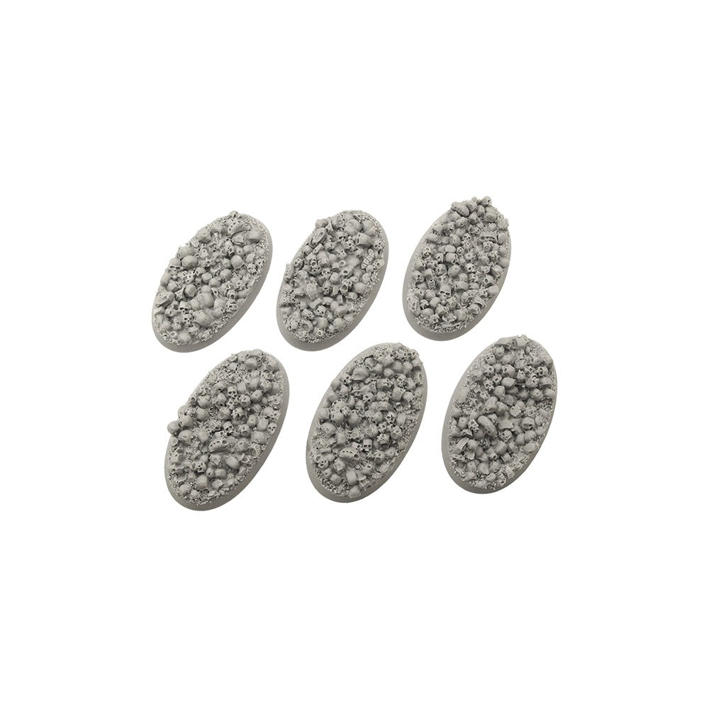 Micro Art Studio - Resin Round/Oval Bases - Skulls Bases - Oval 60x35mm (4)