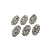 Micro Art Studio - Resin Round/Oval Bases - Skulls Bases - Oval 60x35mm (4)