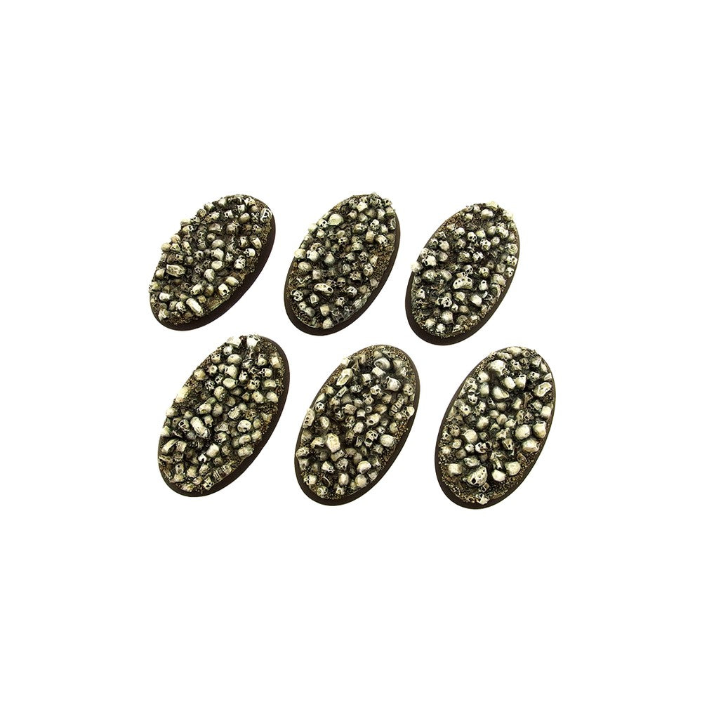 Micro Art Studio - Resin Round/Oval Bases - Skulls Bases - Oval 60x35mm (4)