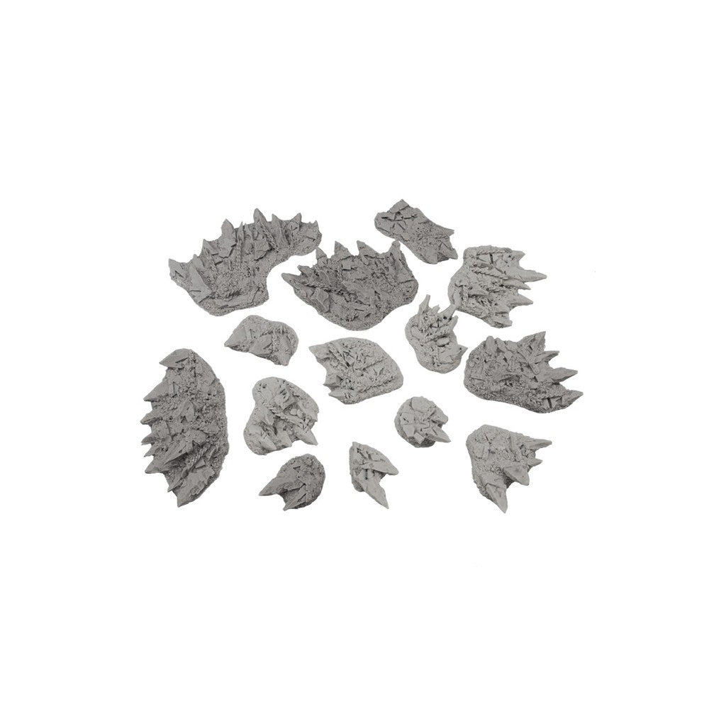 Micro Art Studio - Resin Round/Oval Bases - Chaos Basing Kit (14)