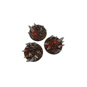 Micro Art Studio - Resin Round/Oval Bases - Chaos Bases - Round 50mm (2)