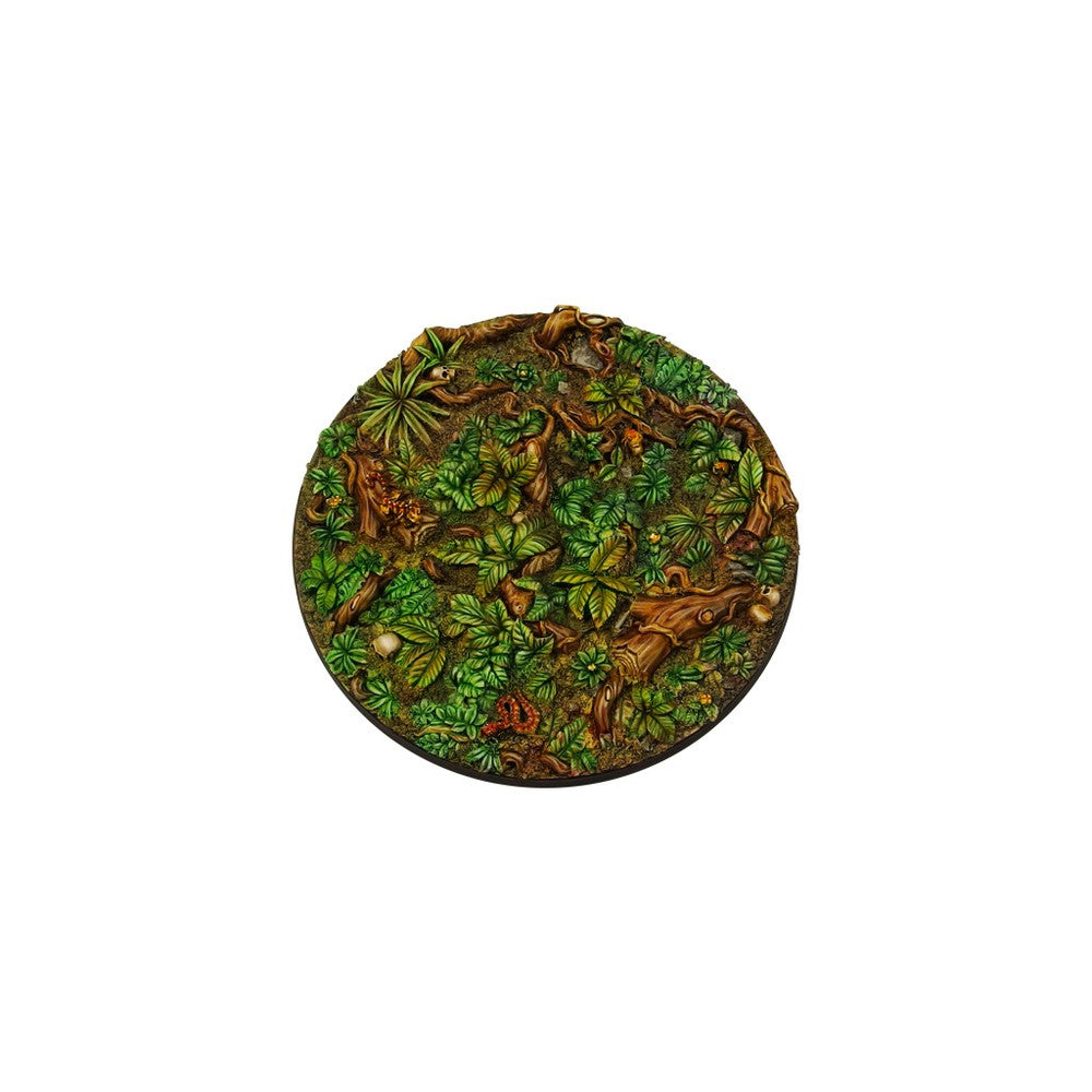 Micro Art Studio - Resin Round/Oval Bases - Jungle Bases - Round 100mm (1)