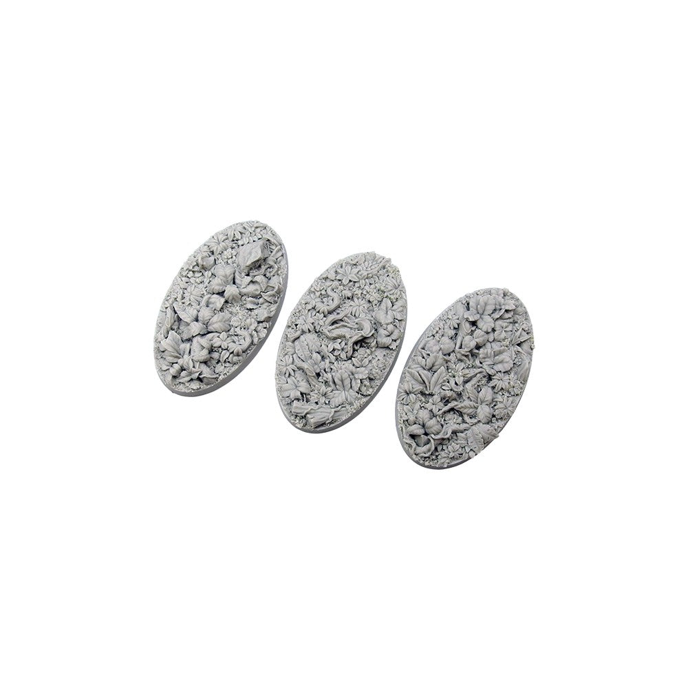 Micro Art Studio - Resin Round/Oval Bases - Jungle Bases - Oval 75x42mm (2)