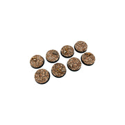 Micro Art Studio - Resin Round/Oval Bases - Wasteland Bases - Round 32mm (4)