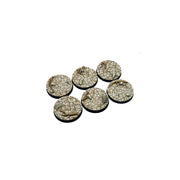 Micro Art Studio - Resin Round/Oval Bases - Wasteland Bases - Round 40mm (2)