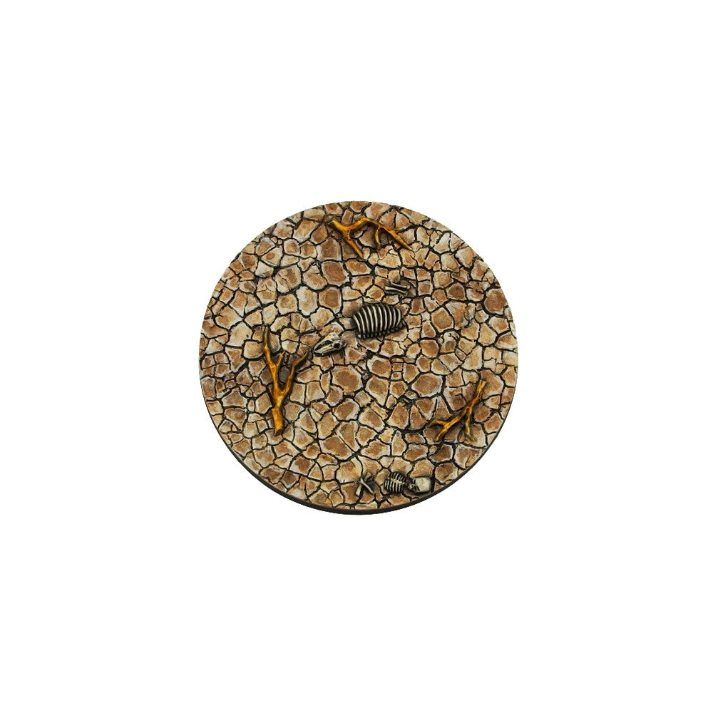 Micro Art Studio - Resin Round/Oval Bases - Wasteland Bases Round 80mm (1)