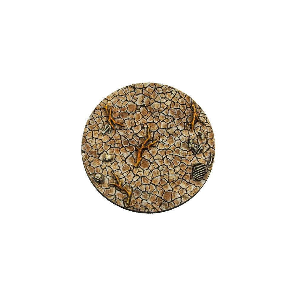 Micro Art Studio - Resin Round/Oval Bases - Wasteland Bases Round 90mm (1)