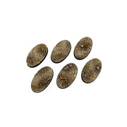 Micro Art Studio - Resin Round/Oval Bases - Wasteland Bases - Oval 60x35mm (4)