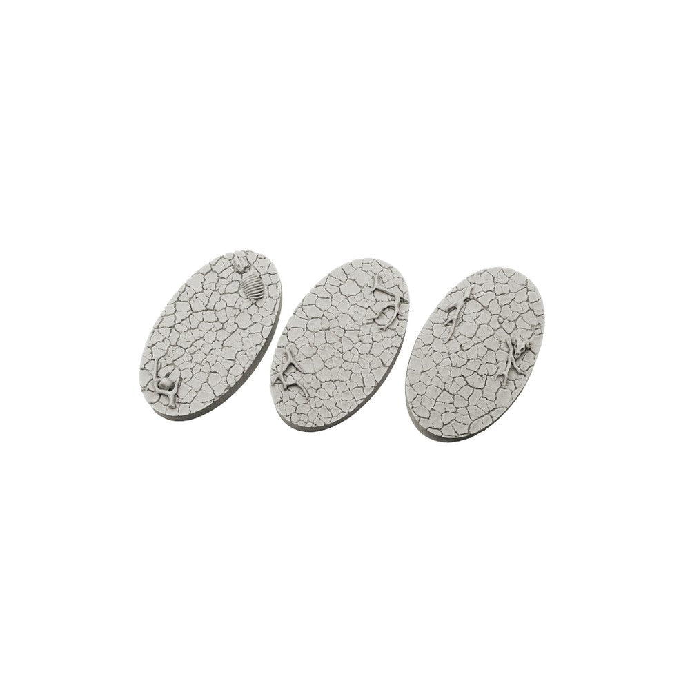 Micro Art Studio - Resin Round/Oval Bases - Wasteland Bases - Oval 75x42mm (2)