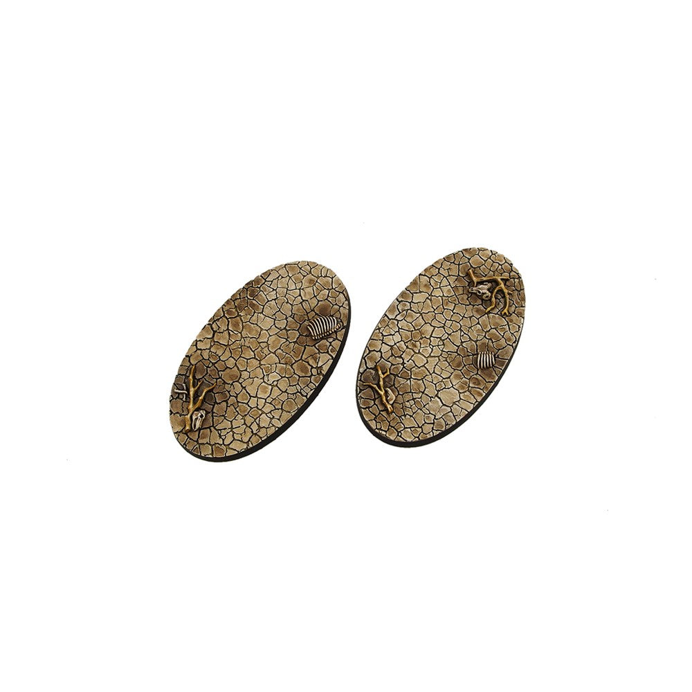 Micro Art Studio - Resin Round/Oval Bases - Wasteland Bases - Oval 90x52mm (2)