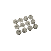 Micro Art Studio - Resin Round/Oval Bases - Chaos Waste Bases - Round 25mm (5)