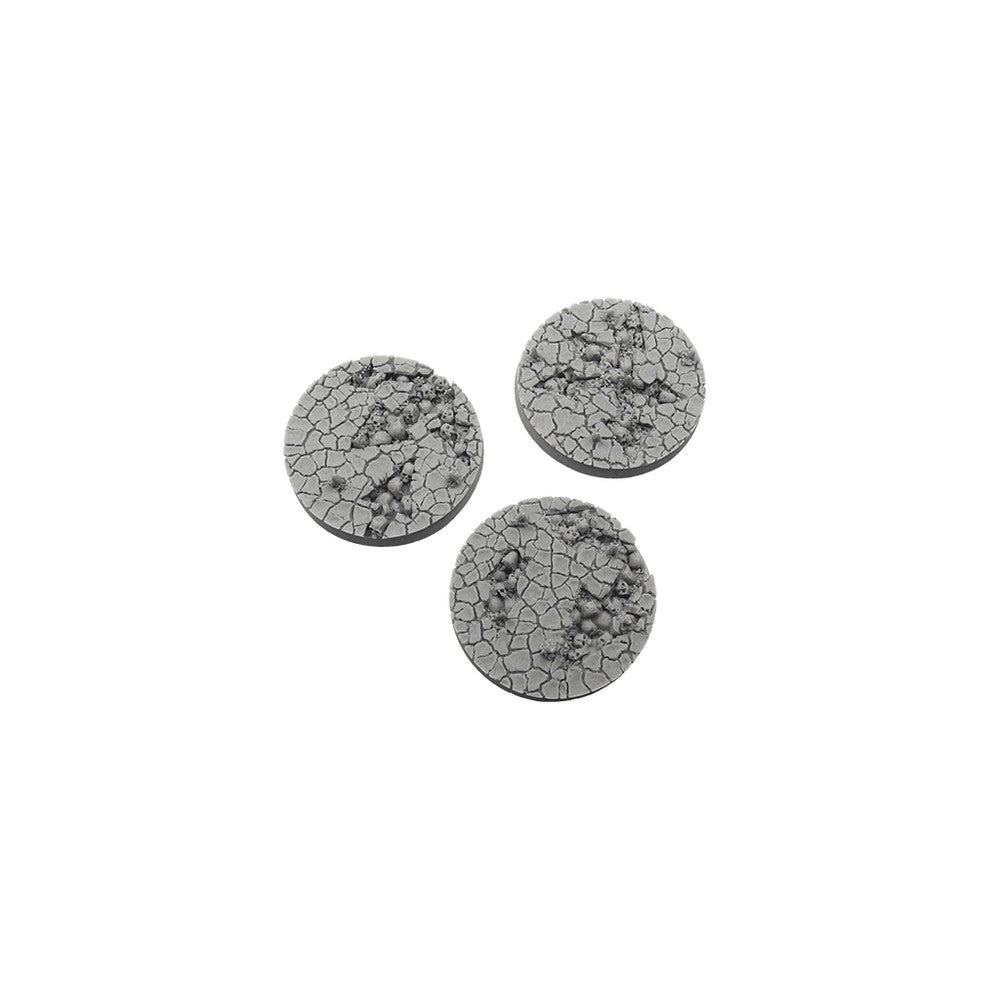 Micro Art Studio - Resin Round/Oval Bases - Chaos Waste Bases - Round 50mm (2)