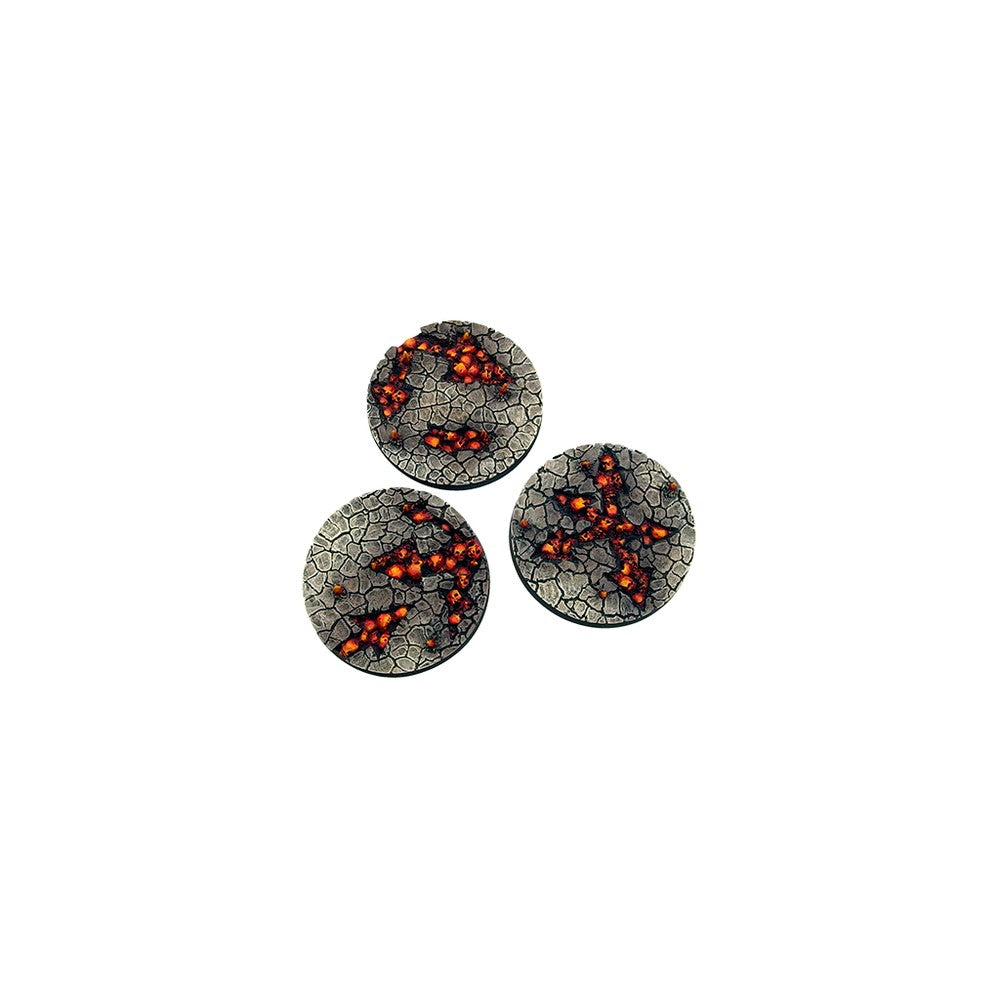 Micro Art Studio - Resin Round/Oval Bases - Chaos Waste Bases - Round 50mm (2)
