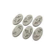 Micro Art Studio - Resin Round/Oval Bases - Chaos Waste Bases - Oval 60x35mm (4)
