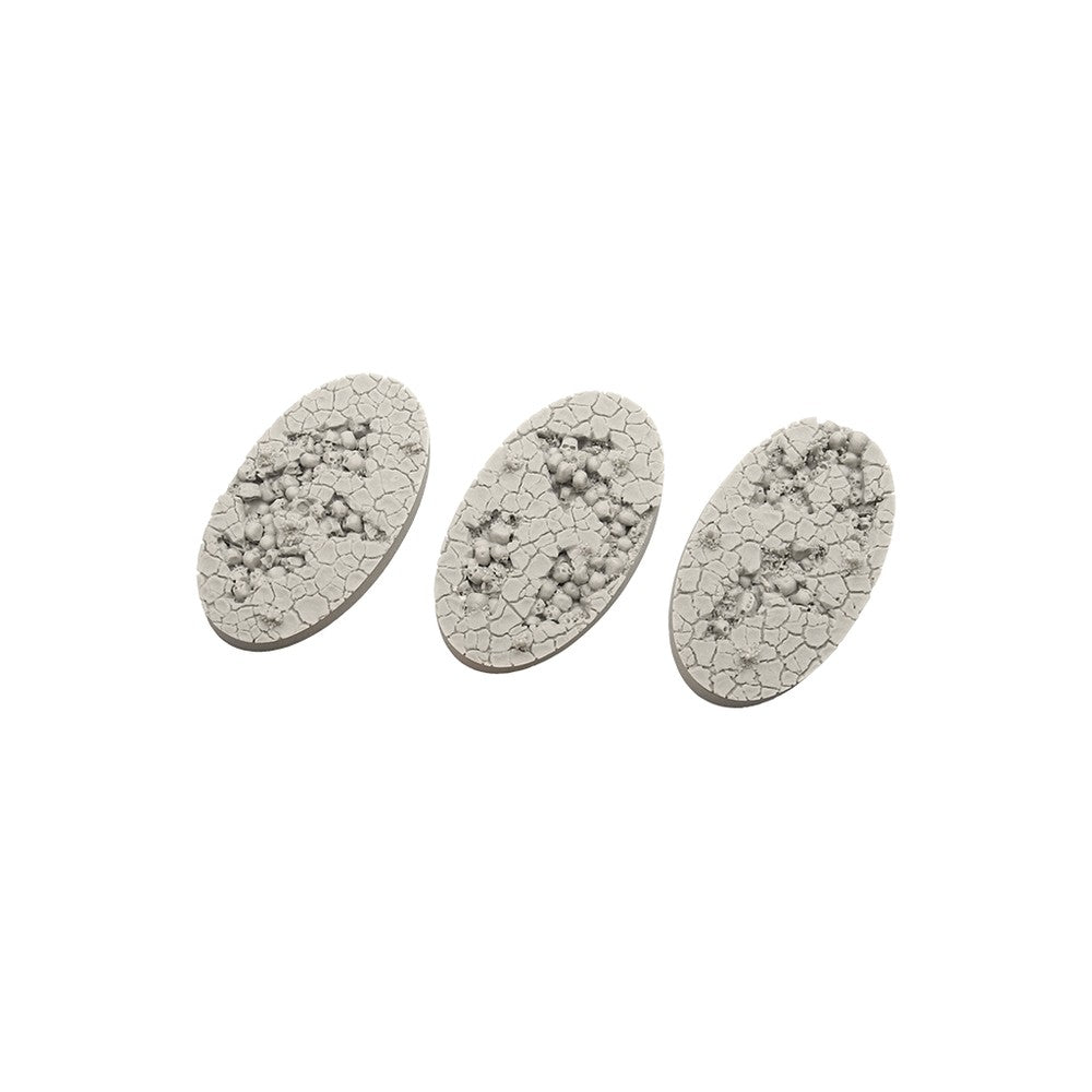 Micro Art Studio - Resin Round/Oval Bases - Chaos Waste Bases - Oval 75x42mm (2)