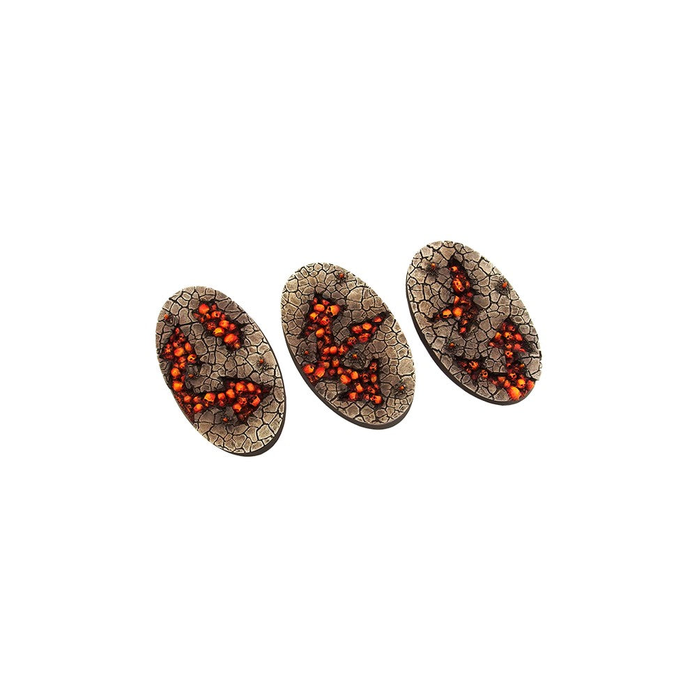 Micro Art Studio - Resin Round/Oval Bases - Chaos Waste Bases - Oval 75x42mm (2)