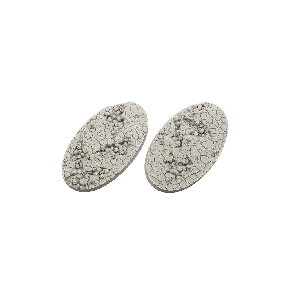 Micro Art Studio - Resin Round/Oval Bases - Chaos Waste Bases - Oval 90x52mm (2)