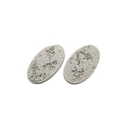 Micro Art Studio - Resin Round/Oval Bases - Chaos Waste Bases - Oval 90x52mm (2)