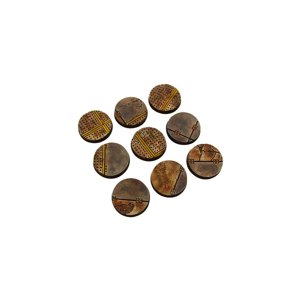Micro Art Studio - Resin Round/Oval Bases - Warehouse Bases - Round 28mm (5)