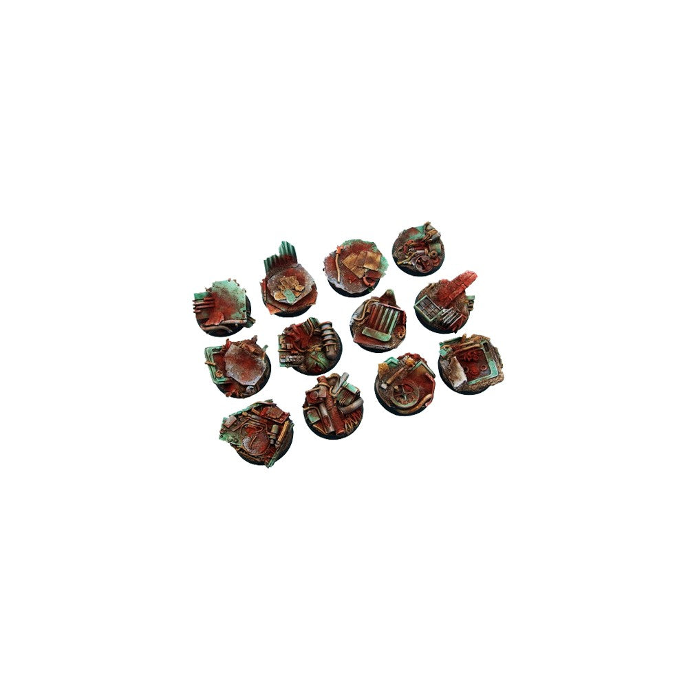 Micro Art Studio - Resin Round/Oval Bases - Scrapyard Bases - Round 25mm (5)