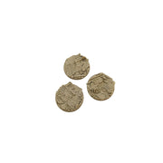 Micro Art Studio - Resin Round/Oval Bases - Scrapyard Bases - Round 50mm (2)