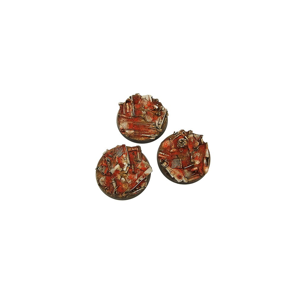 Micro Art Studio - Resin Round/Oval Bases - Scrapyard Bases - Round 50mm (2)