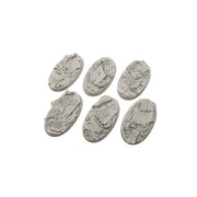 Micro Art Studio - Resin Round/Oval Bases - Scrapyard Bases - Oval 60x35mm (4)