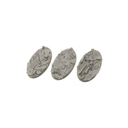 Micro Art Studio - Resin Round/Oval Bases - Scrapyard Bases - Oval 75x42mm (2)