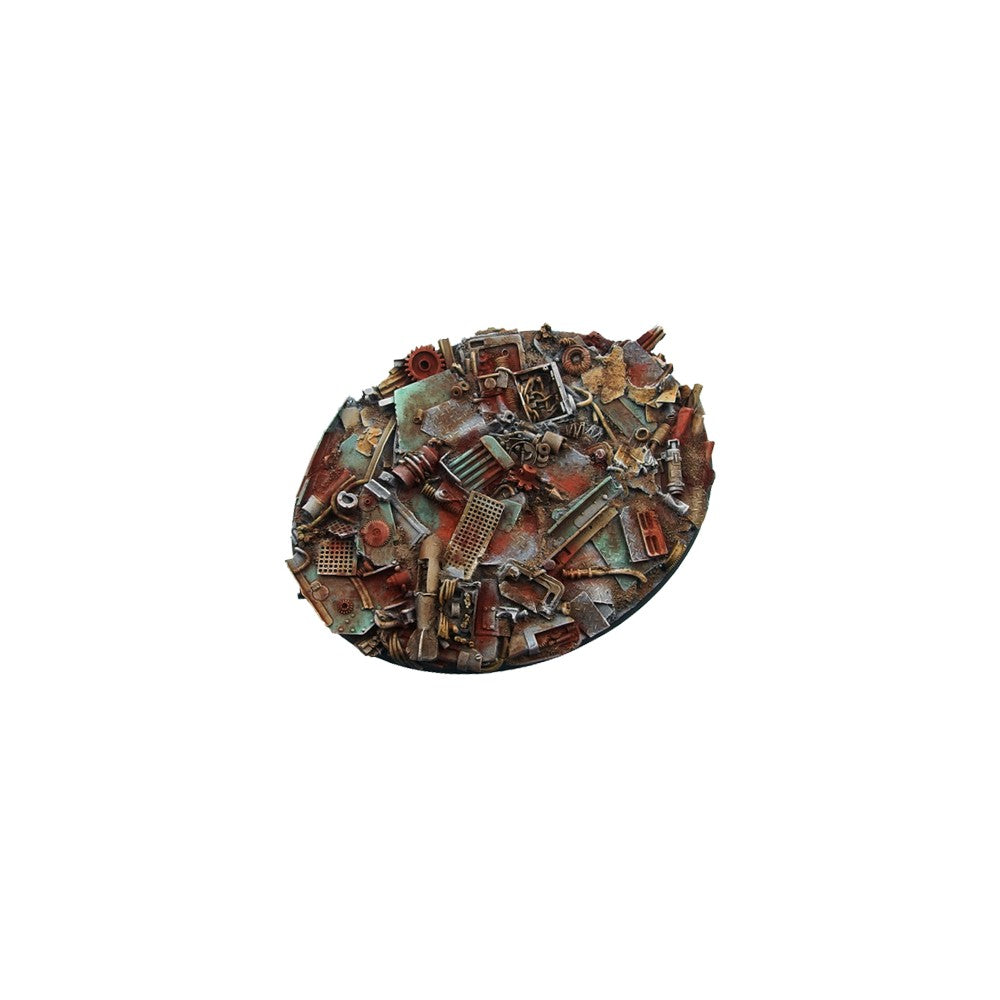 Micro Art Studio - Resin Round/Oval Bases - Scrapyard Bases - Oval 120x92mm (1)