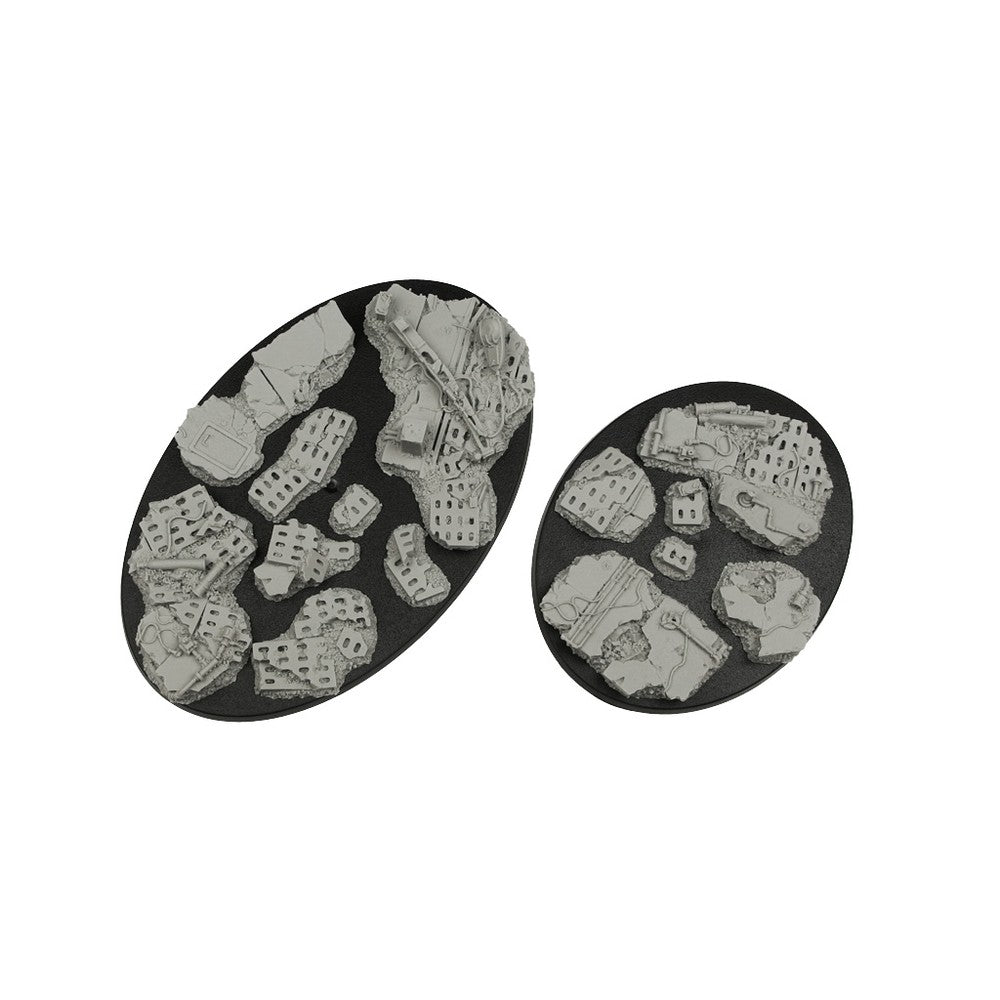 Micro Art Studio - Resin Round/Oval Bases - Concrete Basing Kit (14)