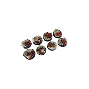 Micro Art Studio - Resin Round/Oval Bases - Concrete Bases - Round 32mm (4)
