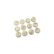 Micro Art Studio - Resin Round/Oval Bases - Deep Water Bases Round 25mm (5)