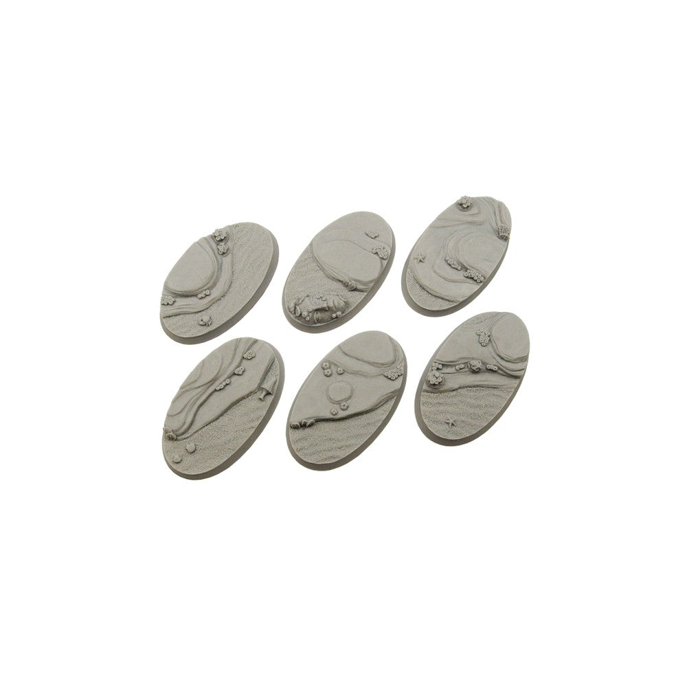 Micro Art Studio - Resin Round/Oval Bases - Deep Water Bases Oval 60x35mm (4)