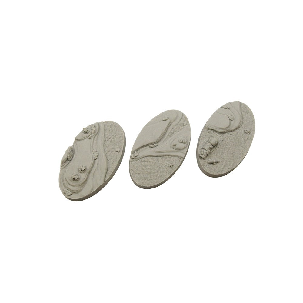 Micro Art Studio - Resin Round/Oval Bases - Deep Water Bases Oval 75x42mm (2)